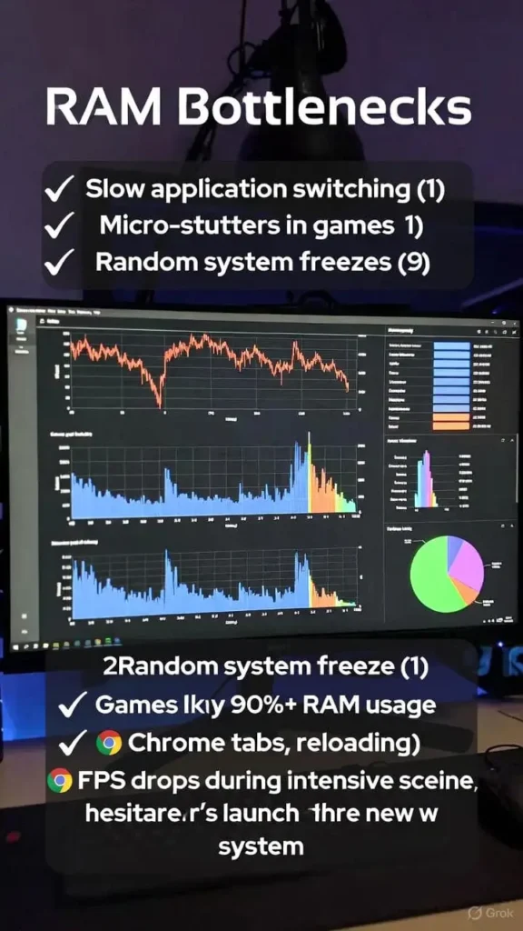 1. RAM Bottlenecks When Your System Runs Out of Breathing Room